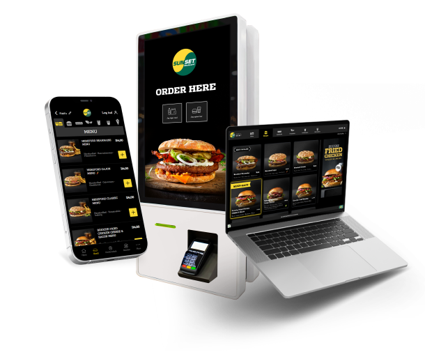 Sunset Boulevard mobile app, kiosk and webshop